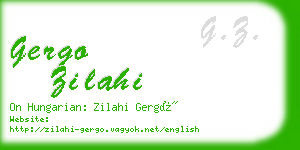 gergo zilahi business card